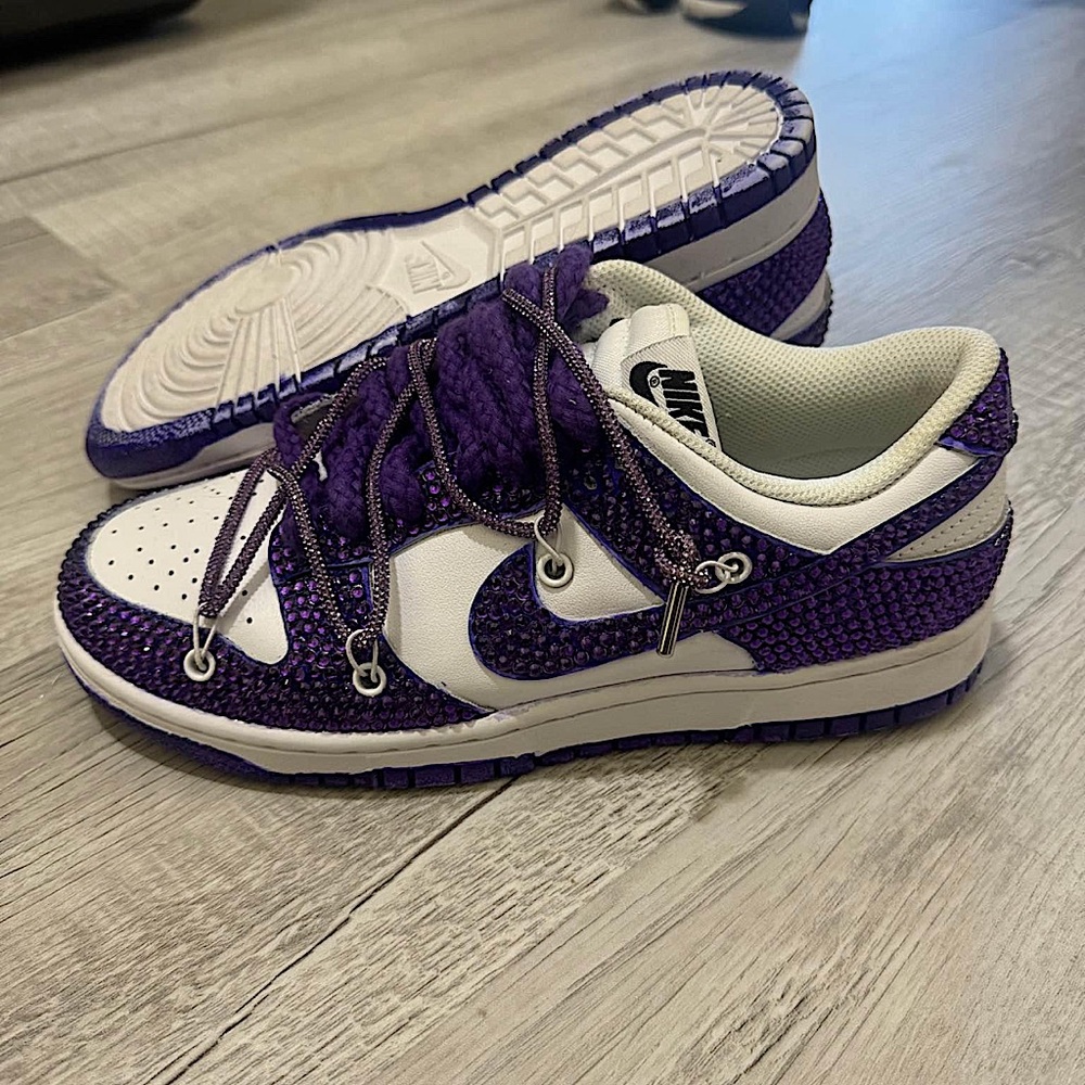 Custom Purple Nike Airforce